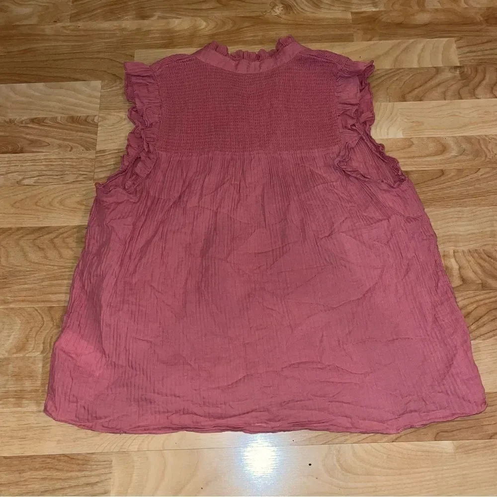 J. Crew Mauve Pink Sleeveless Blouse